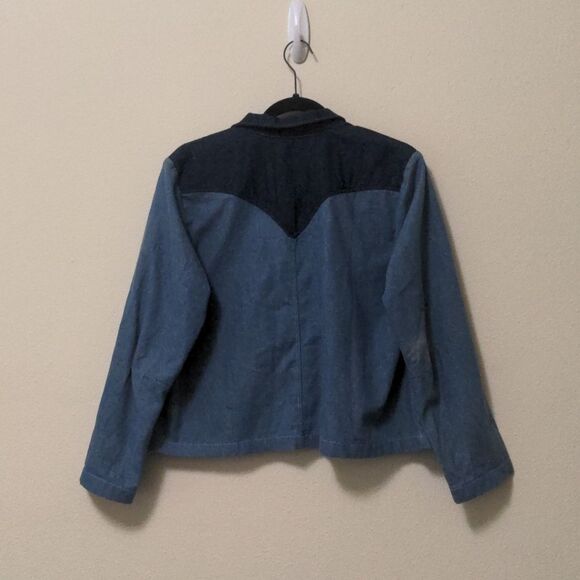 Lykke Wullf Two Toned Zip Up Ranch Jacket - Picture 8 of 9